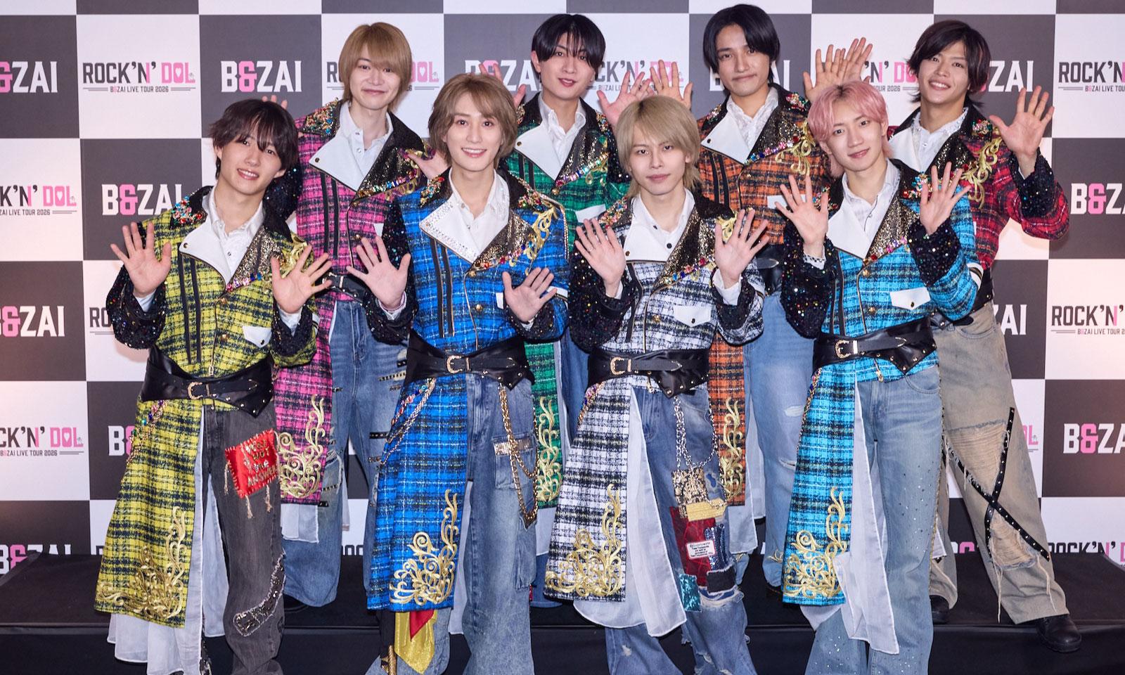 B＆ZAIが結成1年、約100公演のライブ経験を経て辿り着いた夢の⽇本武道館公演をサプライズで発表！ 涙涙のライブ＆会⾒レポート